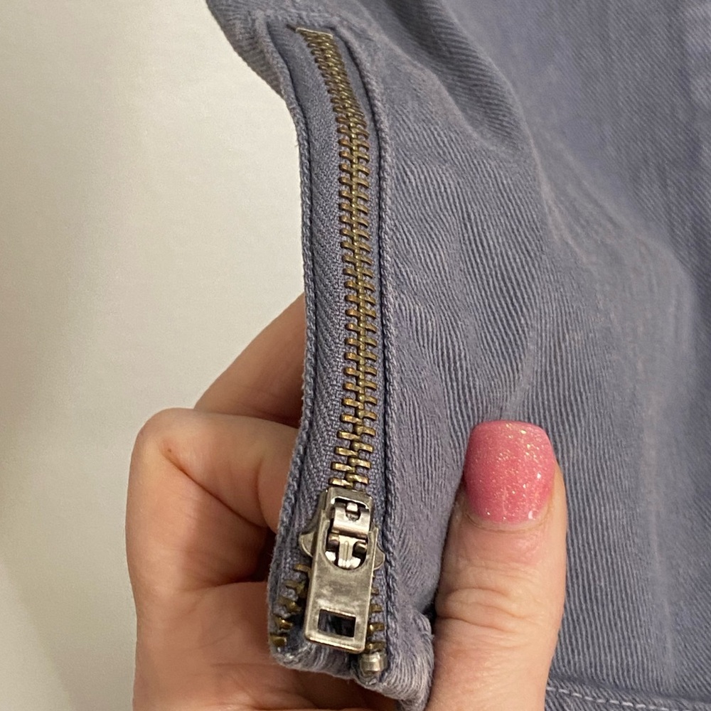 Paper Denim & Cloth Grey EUC Zippered Jeans 25 - Picture 10 of 12